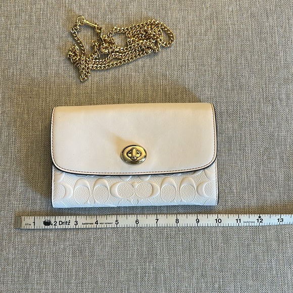 Coach leather crossbody! Practically new! - Picture 7 of 16